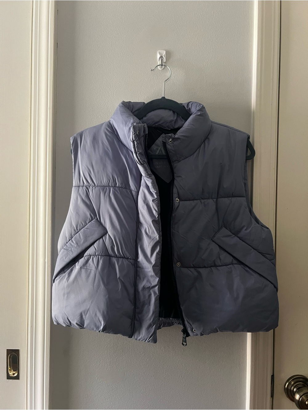 Zara Lavender Puffer Vest
